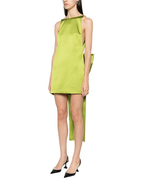 Abito maxi bow SELF PORTRAIT | AW26008SGGREEN
